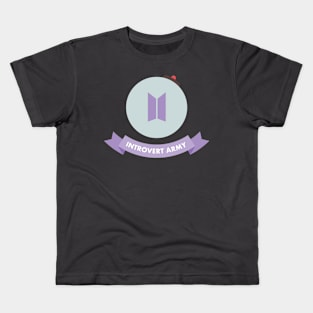 BTS introvert ARMY logo Kids T-Shirt